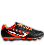 Firm Ground FG football boots black orange
