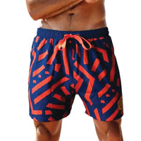 ICHNOS Essentials 17" Mens Swim Shorts – Beachside Thunder