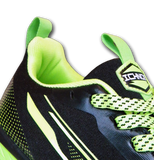 Ichnos Road Runner running sport shoes trainers black lime green