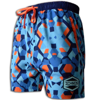 ICHNOS Essentials 17" Quick Dry Mens Swim Shorts – Ocean Blue Seaglass