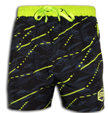 ICHNOS Essentials 17" Quick Dry Mens Swim Shorts – Static Lime Glitch