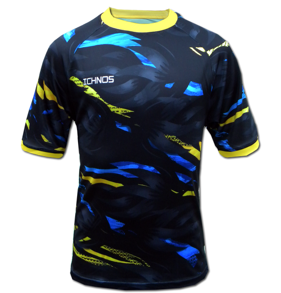 ICHNOS Kids Football Kit Shirt in Nightfall, vibrant design for training, matches, and young players