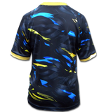 ICHNOS Kids Football Kit Shirt in Nightfall, vibrant design for training, matches, and young players. Rear view