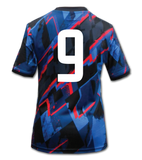 ICHNOS Club Kids Youth Navy Graphic Football Kit Shirt - Customisable