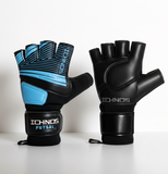 ICHNOS Futsal Neon Goalkeeper Gloves – Flexible Cropped Design
