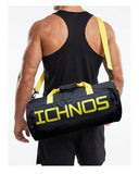 Swimming Essentials Sport Gym Duffle Active Bag Black Yellow