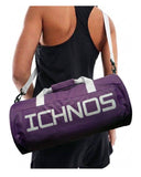 Swimming Essentials Sport Gym Duffle Active Bag Purple White