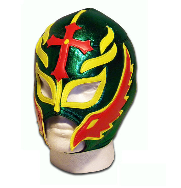 Son of devil green Mexican Luchador Wrestling wrestler mask