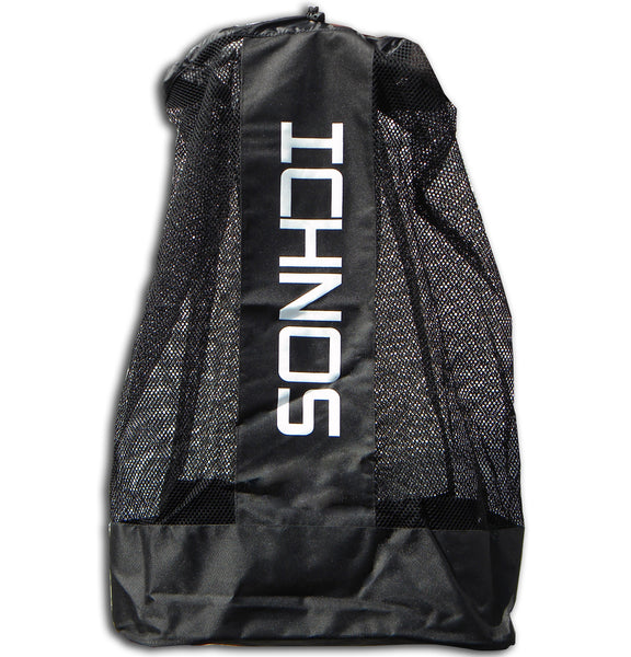 Ichnos black white jumbo football ball sack holder with shoulder strap