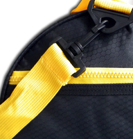 Ichnos Sport Gym Duffle Haldall Bag Black Yellow