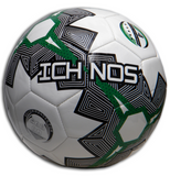 ichnos temari white green black low bounce futsal football ball