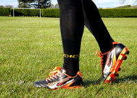 Ichnos Downforce FG Firm Ground football boots black orange