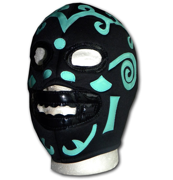 Luchadora Neon Skull Adult Luchador Wrestling Mask Lucha Libre