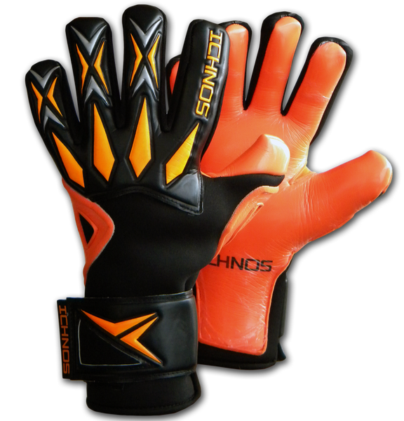 Ichnos Defract Pro Extented Palm finger saver football Goalkeeper Gloves